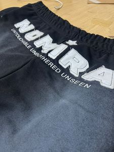 OEM Custom Washed Stretch Cotton <b>Trouser</b> for <b>Men</b> Heavyweight <b>Flare</b> Jeans Streetwear Embroidery Black Pants - Product Image 3