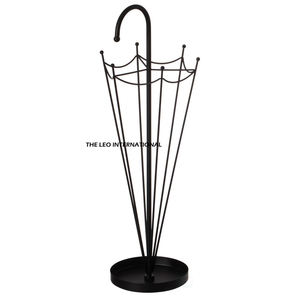 Porte-parapluies commercial sur pied en métal ajouré pour espaces publics et commerciaux - Product Image 5