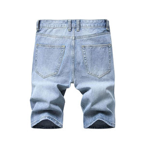 <b>Mens</b> Denim Shorts Casual Summer <b>Jeans</b> Shorts Slim Fit Streetwear Style - Product Image 5