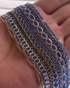 Turquoise Multi Layer Beaded <b>Bracelet</b> Set Gold Plated Stretch Bangles Unisex <b>Boho</b> Jewelry for Wedding Party Gift - Product Image 4