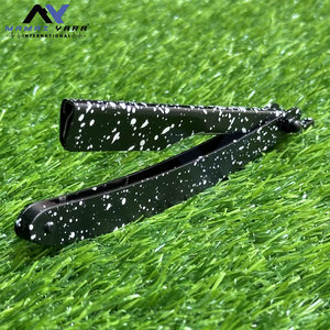 มีดโกนหนวดแบบใบมีดเดี่ยวสำหรับร้านตัดผม ยี่ห้อส่วนตัว รุ่นล่าสุดสำหรับผู้ชาย ใช้ซ้ำได้ พิมพ์ลายแบรนด์ตามสั่ง มีดโกนสำหรับดูแลผิวหน้า - Product Image 5