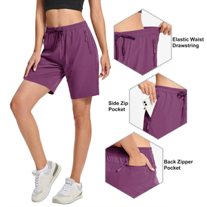 <b>Drawstring</b> Breathable Streetwear Cargo Shorts for Women Cotton Casual Comfortable Summer Breathable shorts for women - Product Image 5