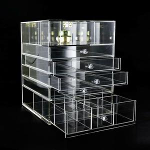 Armoire de rangement de cosmétiques en acrylique élégante Organisateur moderne pour le maquillage Produits de beauté et accessoires pour les salons professionnels à domicile - Product Image 6