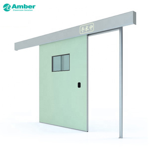 Porte automatiche per sala operatoria Standard Ce buone porte ermetiche automatiche in acciaio per ospedali porte da laboratorio personalizzate per camere bianche - Product Image 2
