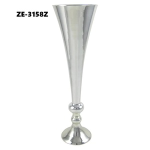 Contemporary Modern Transparent Square Metal Flower <b>Vase</b> Portable Tabletop <b>Vase</b> for Interior Styling - Product Image 1