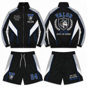 Conjunto de Chaqueta Cortavientos Personalizada con Etiqueta Privada, Bordado Delantero y Trasero, Calidad Premium, Ligera, de Nailon, con Cierre de Cordón, Ropa Deportiva - Product Image 2