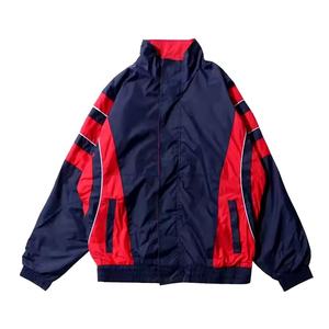 Chaqueta de entrenamiento personalizada para hombre, transpirable, 100% poliéster, impermeable, cortavientos, para correr, con cierre de cremallera. - Product Image 1