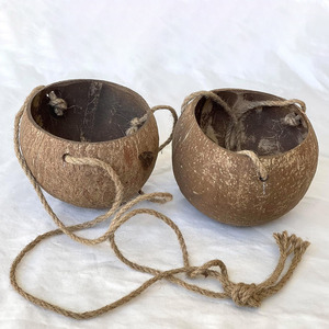 Wholesale producer price coconut shell pots <b>large</b> <b>plant</b> pot planters for outdoor garden decorations - Product Image 5
