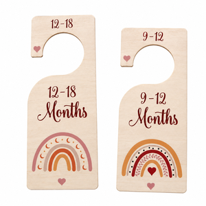 Ensemble de disques et de supports en bois écologiques personnalisés imprimés UV pour photos de bébé, de la naissance à 24 mois, accessoires photo mensuels - Product Image 2