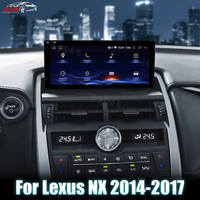 AuCar 12.3'' Android 13 Lecteur multimédia vidéo de voiture DVD GPS Navigation pour Lexus NX 2014-2017 Écran tactile Autoradio Stéréo