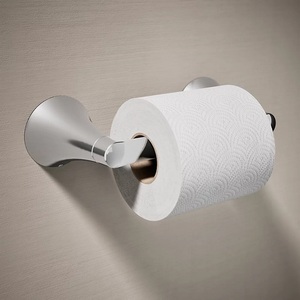 Porte-papier toilette mural tendance en laiton inoxydable, accessoire de salle de bain, également utilisé comme accessoire de salle de bain ou de toilettes. - Product Image 4