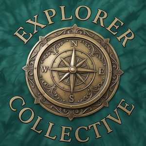 เสื้อครอปแขนยาวลายไท-ได ยี่ห้อ Explorer Collective สำหรับผู้ชาย สไตล์ลำลอง คอกลม ผ้าถัก แต่งขอบตัดสี พร้อมโลโก้ด้านหน้า - Product Image 5