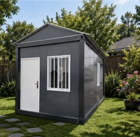 Maison conteneur à toit en pignon de 20 pieds pour camp d'exploitation pétrolière/gazière, dortoir portable, bureau, salon, chambre à coucher, zone terrestre
