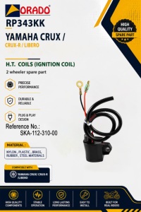 คอยล์จุดระเบิด Yamaha Crux R Crux Libero HT คุณภาพส่งออก สำหรับอะไหล่รถจักรยานยนต์สองล้อ อินเดีย อโราโด - Product Image 2