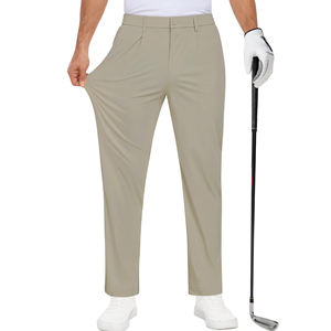 Pantalon de golf extensible coupe droite pour homme, personnalisable avec logo, séchage rapide, respirant, performance, décontracté, confortable, coupe droite pour l'athlétisme - Product Image 2