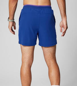 Pantalones Cortos Deportivos para Hombre, 100% Poliéster, Estilo Hip Hop, Ecológicos, Transpirables, con Cintura Elástica, Color Sólido - Product Image 3