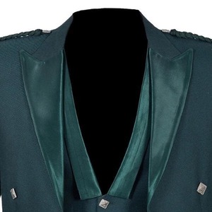 Veste Prince Charlie pour homme de qualité supérieure, en cachemire tricoté, à un seul bouton, avec un design écossais personnalisé - Product Image 6