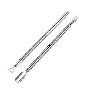 Juego de herramientas de acero inoxidable quirúrgico Morje con empujador de cutículas de doble punta para manicura, cuidado de cutículas, reutilizable, calidad profesional. - Product Image 4