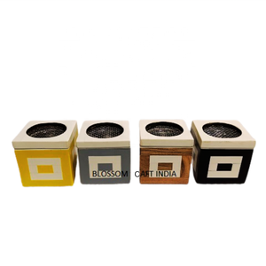 Brûleur magnétique en bois de santal de style arabe de qualité supérieure, écologique, incrustation d'os, résine MDF, Madkhan, bois de santal, parfum de rose - Product Image 5