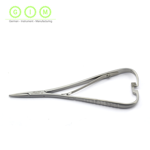 Pinza Quirúrgica Dentada de Acero Inoxidable Mathieu de 17cm, Portaagujas Manual para Cirugía General, Kit Quirúrgico CE - Product Image 1