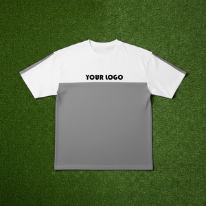 T-shirt respirant en molleton uni à col rond et manches courtes pour homme |   Panneaux personnalisés de haute qualité pour garçons adultes, logo personnalisé, style streetwear - Product Image 2