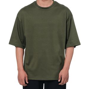 T-shirt uni personnalisé pour homme en coton doux, col rond, manches courtes, style décontracté, écologique, style urbain, OEM, marque privée, vente en gros - Product Image 1