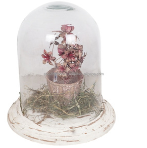 Campana Decorativa de Cristal para Plantas, Decoración Navideña, Decoración de Frutas y Pascua, Cubierta para Fuente, Diseño Floral, Personalizado de Fábrica - Product Image 1