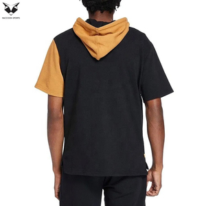 Sudadera con Capucha para Hombre, Precio de Fábrica al por Mayor, con Bolsillos Delanteros y Mangas Cortas, Talla 6XL, Ropa Deportiva - Product Image 3