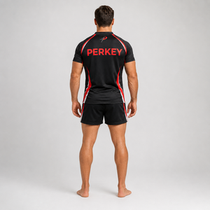 Vêtements de sport personnalisés professionnels avec impression par sublimation intégrale, tissu polyester respirant pour l'identité d'équipe, uniforme de rugby - Product Image 2