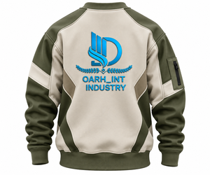 Sudadera de Cuello Redondo para Hombre OARH_INT INDUSTRY, Corte Regular, 100% Poliéster Felpa, 370g, Impresión Serigráfica, Transpirable, Casual, Otoño - Product Image 4