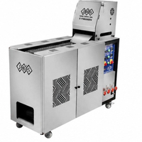 Automatische Industrielle Chapati-Roti-Herstellungsmaschine aus Edelstahl, Tortilla-Pita-Presse mit Einstellbarer Dicke, 500 Stück pro Stunde