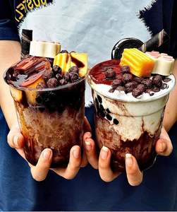 Vente directe usine – Gobelet en plastique PP transparent jetable en forme de U, 10/12/16 oz, personnalisable avec logo, prix bas – Nouveauté 2026, Vente Flash - Product Image 1