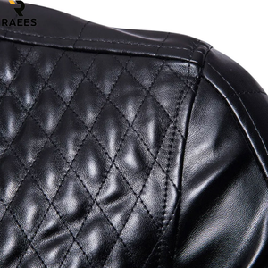 Veste en cuir pour homme à manches longues avec logo personnalisé, design 2026, disponible pour un usage décontracté, à prix avantageux - Product Image 6