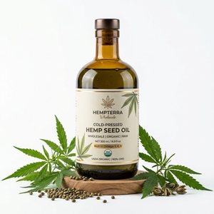 Aceite de Semillas de Cáñamo de Alta Calidad en Línea, Aceite de Cáñamo Puro Prensado en Frío, Aceite Nutritivo Natural Saludable, Venta al por Mayor a Granel, Exportación, Fabricante - Product Image 6
