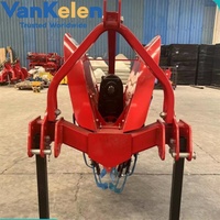 Machine à creuser des fossés pour rizières, montée sur tracteur, à double disque, profondeur 40 cm, pour canaux d'irrigation agricoles