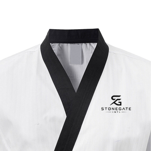 Tenue de karaté blanche avec ceinture assortie, en coton léger, design personnalisé, fournisseur OEM 2026 - Product Image 6