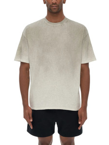 Camiseta de algodón morada con lavado ácido, estilo streetwear oversize, camiseta vintage lavada de peso pesado, camiseta morada oversize unisex - Product Image 3