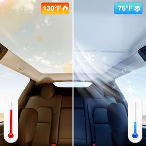 Parasole Pieghevole con Protezione UV per Tetto Tesla Model Y, Blocco del Calore, Anti-Perdita di Luce, Facile Installazione - Product Image 4