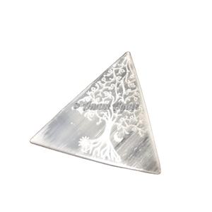 Pierre semi-précieuse Guérison Artisanat Sept Chakra Gravure Sélénite Baguette pour fengshui - Product Image 2