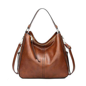 Sacs à main pour femmes en cuir véritable fabriqués au Pakistan, entièrement personnalisables, fermeture à glissière, grande capacité, sacs fourre-tout de luxe pour femmes, OEM - Product Image 1