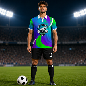 Salstar Wholesale 100% Polyester Digital Print Football Breathable Anti-Bacterial Sleeveless <b>Adjustable</b> <b>Strap</b> Jerseys Kit Custom - Product Image 1