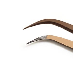 Pinzas profesionales para extensión de pestañas, gran oferta, puntas de fibra de acero inoxidable para un agarre perfecto, nunca se desliza, incluso las pestañas de 0,03mm - Product Image 3