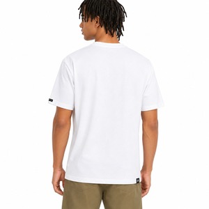 Camiseta de algodón lavado vintage para hombre – Corte relajado, cuello redondo, manga corta informal con tacto suave para comodidad diaria y estilo moderno - Product Image 4