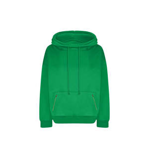 Fabricante OEM Personalizado, Sudaderas con Capucha Cortas de Invierno para Mujer de Alta Calidad, 100% Algodón, Felpa, Estilo Urbano, Conjunto con Sudadera Frontal Tipo Pullover - Product Image 2