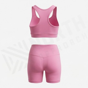 Conjuntos Deportivos de Gimnasio para Mujer de Primera Calidad, Personalizados, Transpirables, de Spandex y Nailon, Ropa de Yoga hasta la Rodilla, Tallas Grandes - Product Image 2