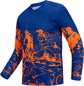 Maillot de vélo personnalisé pour hommes, vêtements de descente, maillot de cyclisme, maillot de moto tout-terrain, maillot de VTT, maillot de BMX personnalisé - Product Image 2