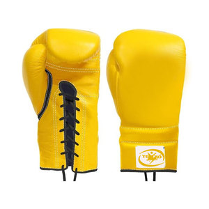 Strong Stitch Leather Boxing Gloves with UV Protection & Non-Slip Adjustable Wrist Strap Premium Quality for Gym Training - Product Image 1