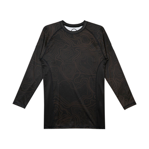 Chemise de compression unisexe noire à manches longues à séchage rapide ajustée pour l'entraînement aux arts martiaux adultes - Product Image 4