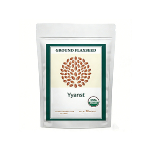 Aceite de linaza de alta calidad de marca privada para el apoyo diario de la salud, antioxidante y potenciador de la inmunidad en polvo. - Product Image 1