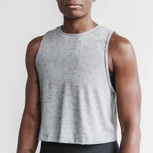 Débardeur de sport en coton personnalisé pour femme, idéal pour la musculation et la course à pied – Vente en gros - Product Image 2